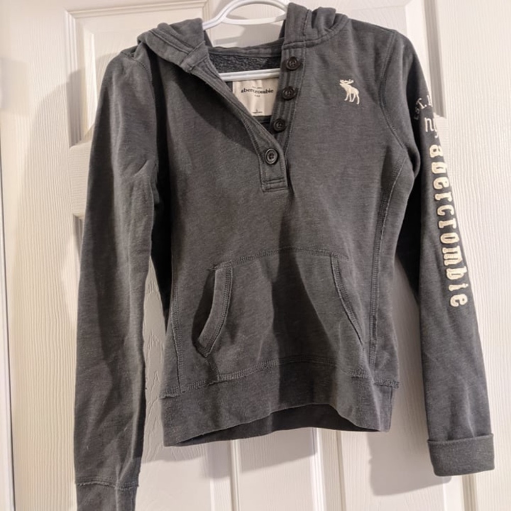 Abercrombie Kids grey hoodie
